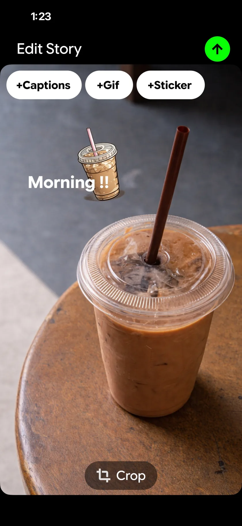 Khemera Social story editor screen.